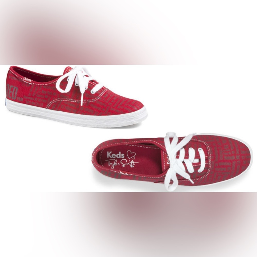 KEDS X Taylor Swift Red tour sneakers